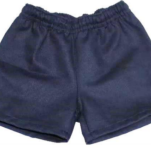 Short de gabardina azul
