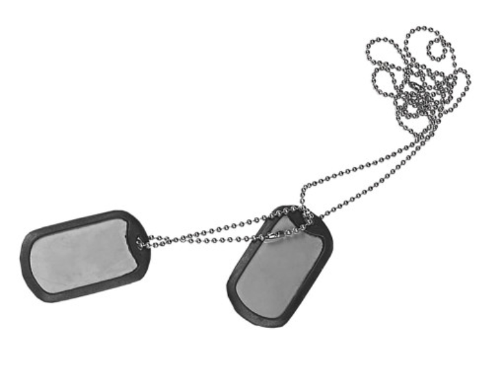 Chapa identificatoria /dog tag